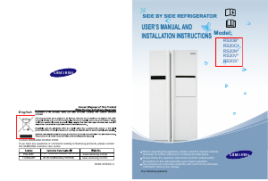 Handleiding Samsung RS20VRHS Koel-vries combinatie