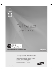 Használati útmutató Samsung RSH7PNSW Hűtő és fagyasztó