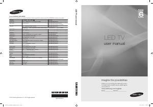 Manual Samsung UE32C6510UW LED Television