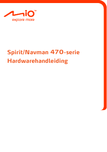 Handleiding Mio Navman 470 Navigatiesysteem