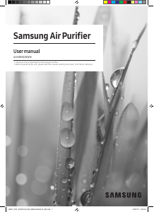 Manual Samsung AX34R3020WW/EU Air Purifier