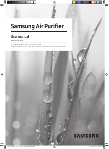 Manual Samsung AX90R7080WD/EU Air Purifier