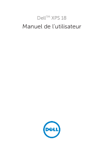 Mode d’emploi Dell XPS 18 Tablette