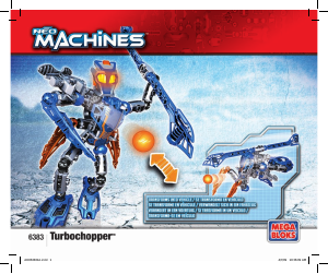 Manuale Mega Bloks set 6383 Neo Machines Turbochopper