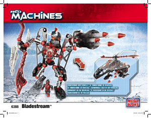 Manuale Mega Bloks set 6388 Neo Machines Bladestream
