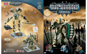 Manual Mega Bloks set 9015 Mag Warriors Drachnid