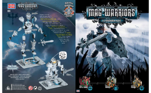 Kullanım kılavuzu Mega Bloks set 9013 Mag Warriors Hawkblade