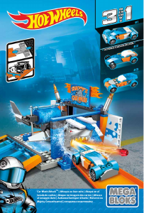 Handleiding Mega Bloks set CNF44 Hot Wheels Car wash attack