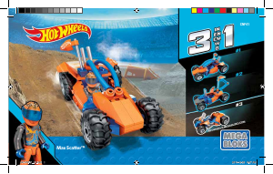 Handleiding Mega Bloks set CNF41 Hot Wheels Max Scatter