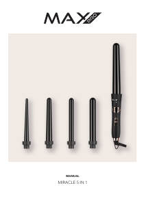 Bruksanvisning Max Pro Miracle 5 in 1 Locktång