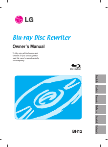 Manual LG BH12LS30 Blu-ray Player