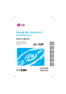 Manual LG GGW-H20L Blu-ray Player