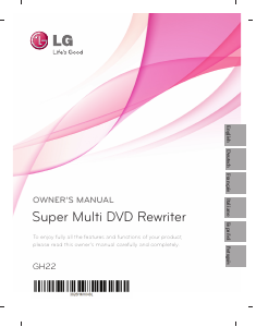 Bruksanvisning LG GH22NS90 DVD spelare