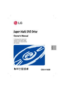 Bruksanvisning LG GSA-4160B DVD spelare