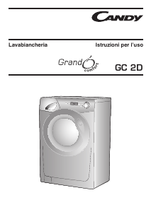 Manuale Candy GC 12102D/1-01 Lavatrice