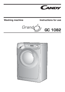 Handleiding Candy GC 1082D1/1-ISR Wasmachine