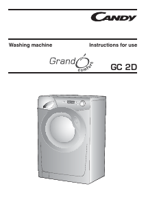 Handleiding Candy GC 1282D3-UK Wasmachine