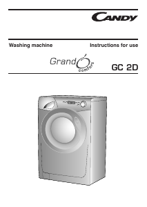 Handleiding Candy GC 1482D1/1-80 Wasmachine