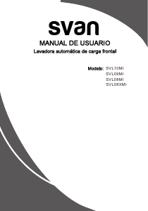 Manual de uso Svan SVL09MI Lavadora