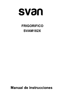 Bruksanvisning Svan SVAM182X Kyl-frys
