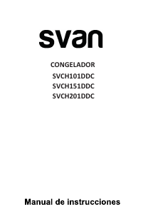 Handleiding Svan SVCH151DDC Vriezer