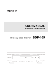 Handleiding Oppo BDP-105 Blu-ray speler