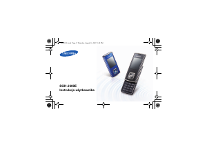 Instrukcja Samsung SGH-J600E Telefon komórkowy