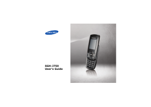 Handleiding Samsung SGH-J750 Mobiele telefoon