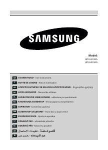 Mode d’emploi Samsung HDC6255BG/BOL Hotte aspirante