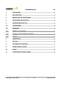 Handleiding Powerplus POWAIR0106 Verfspuit