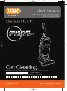 Manual Vax Air Force 2 Total Home Vacuum Cleaner