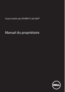 Mode d’emploi Dell WM713 Souris
