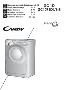 Mode d’emploi Candy GC 1071D1/1-S Lave-linge