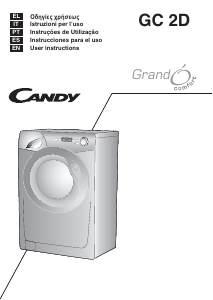 Manuale Candy GC 1072D1/1-S Lavatrice