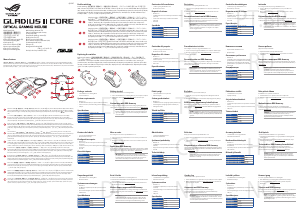 Руководство Asus ROG Gladius II Core Мышь