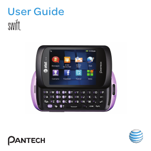 Bruksanvisning Pantech Swift (AT&T) Mobiltelefon