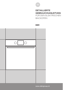 Bedienungsanleitung SIBIR EB 6310 E Backofen