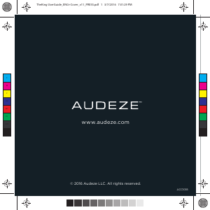 Handleiding Audeze King Versterker
