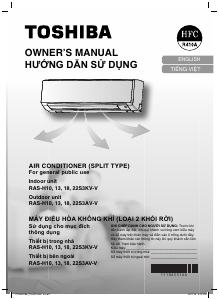 Manual Toshiba RAS-H18S3AV-V Air Conditioner