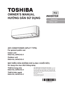 Handleiding Toshiba RAS-H24PACVG-V Airconditioner