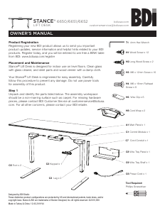 Handleiding BDI Stance 6651 Bureau