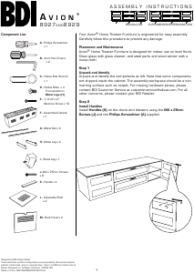 Handleiding BDI Avion 8929 TV meubel