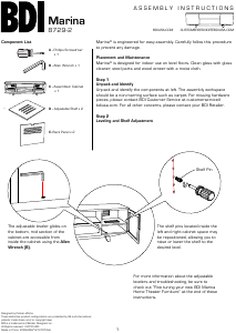 Handleiding BDI Marina 8729-2 TV meubel