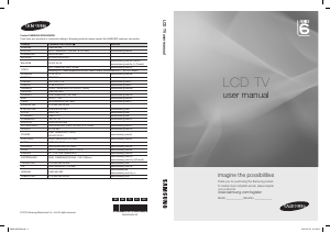 Bruksanvisning Samsung LE40C650L1W LCD TV