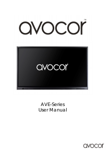 Handleiding Avocor AVE-7510 LED monitor