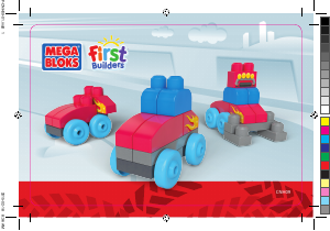 Handleiding Mega Bloks set CNH09 First Builders Zoomin vehicles