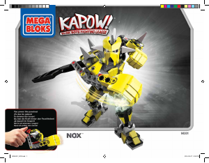 Manual Mega Bloks set 94201 Kapow Nox