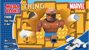 Handleiding Mega Bloks set 1908 Marvel The Thing
