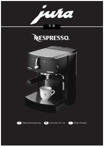 Handleiding Jura NESPRESSO N30 Espresso-apparaat