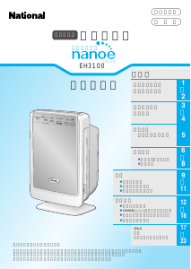 説明書 ナショナル EH3100 空気洗浄器